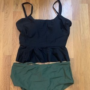 Cupshe Mismatch Tankini